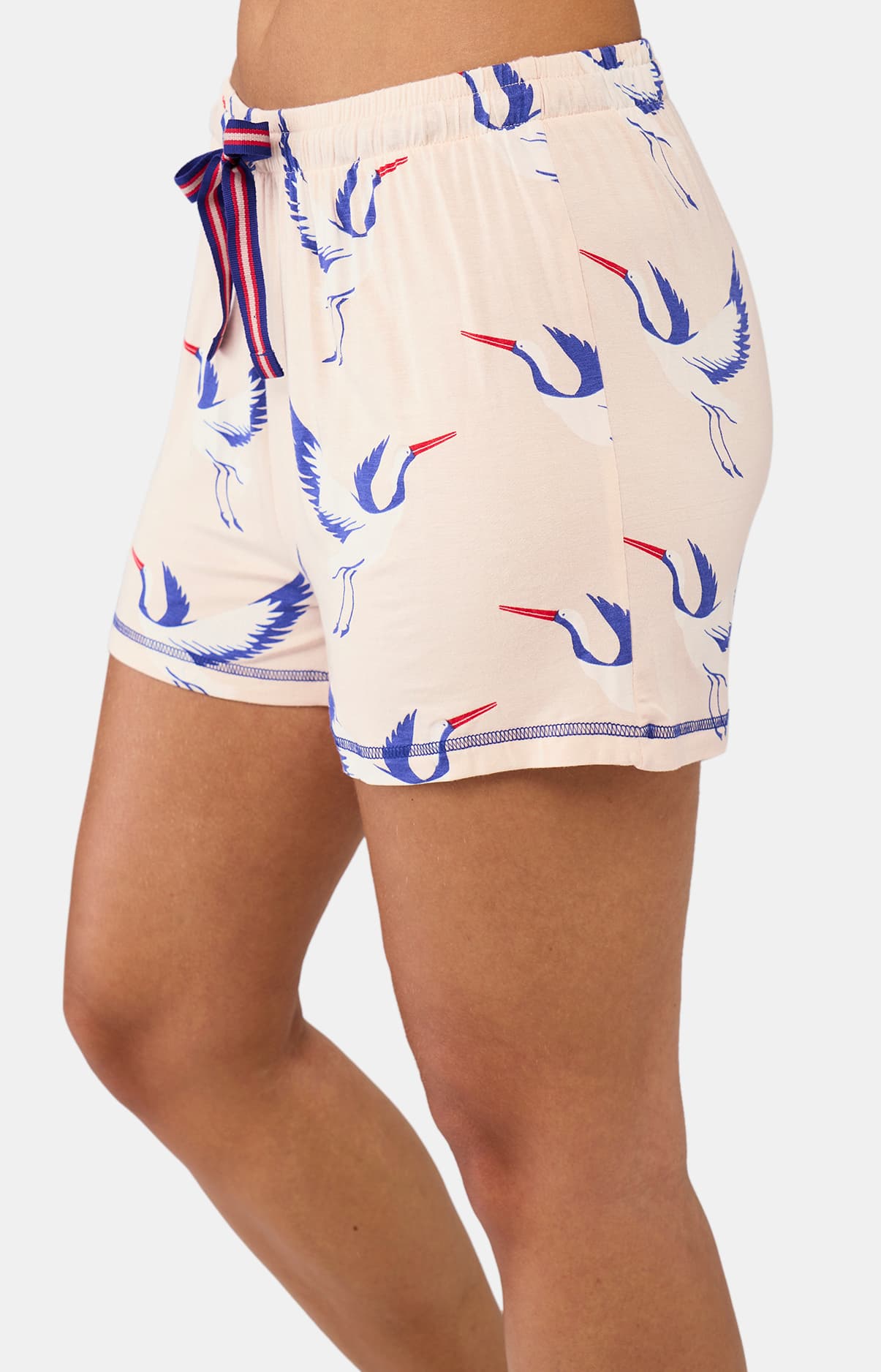 arthur-bob-birdie-pyjama-court-femme-poudre-modal image 5