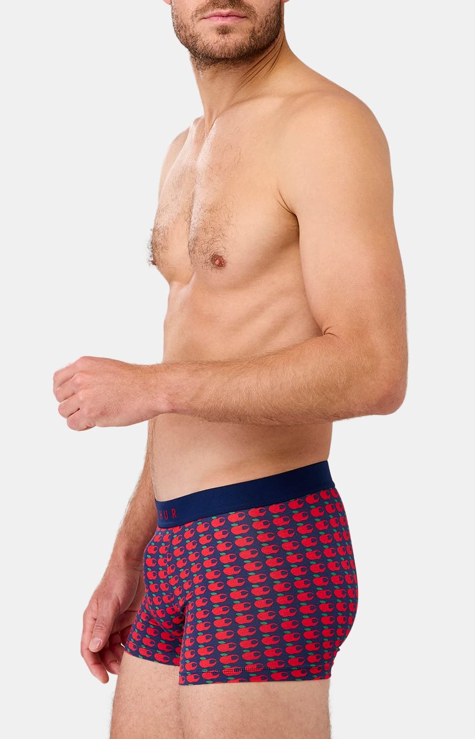 arthur-bob-pomme-d-amour-boxer-homme-marine-coton-bio image 5
