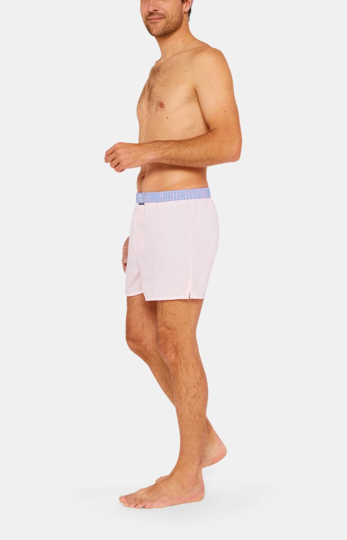 arthur-le-club-n-1029-cale-on-homme-rose-coton-bio image 4
