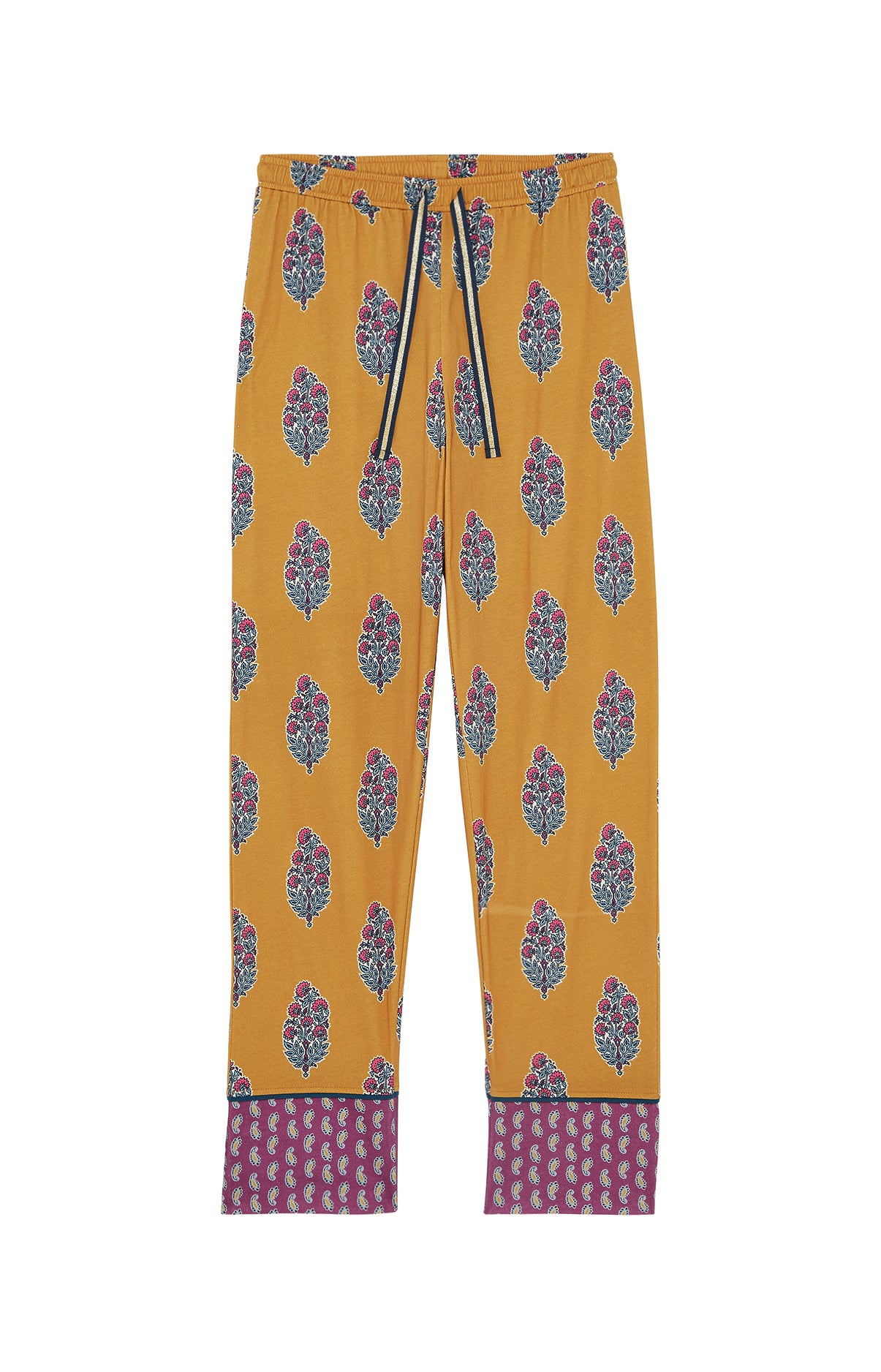 arthur-bob-holie-pantalon-pyjama-femme-curry-coton-bio image 3