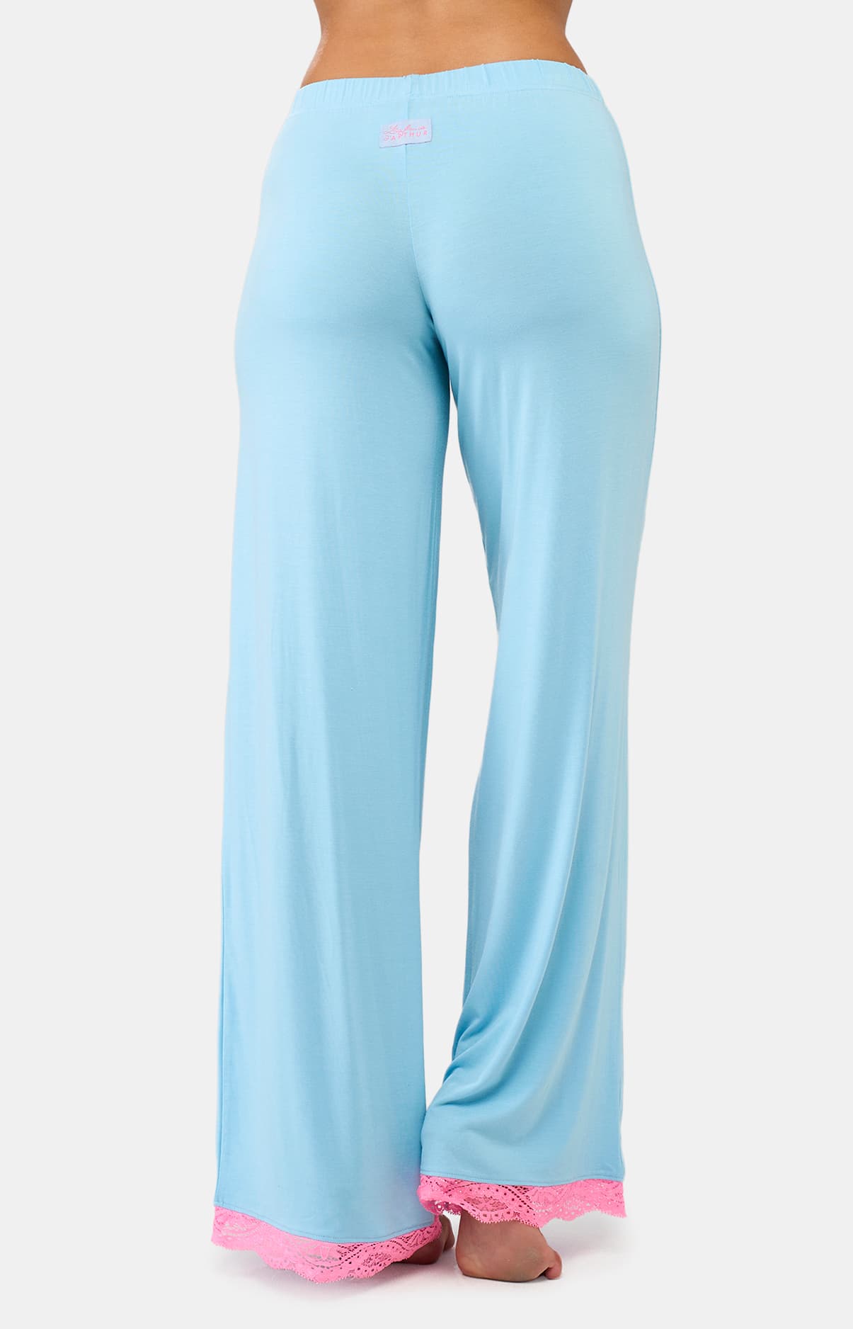 arthur-bob-pantalon-modal-turquoise-doux-lagon-femme image 6