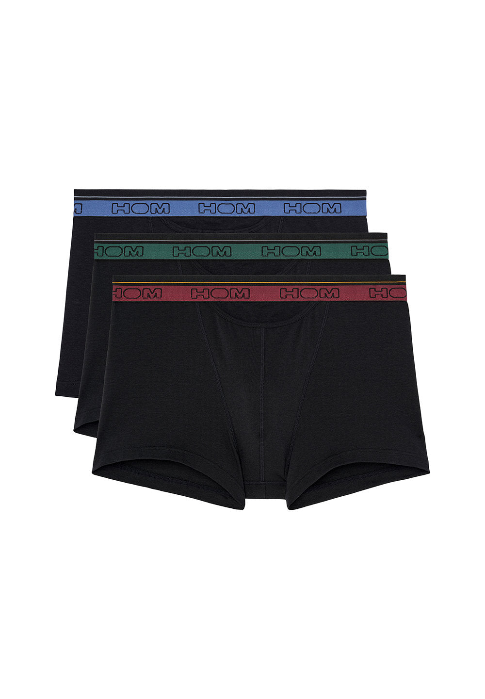 hom-ho1-tiago-1-403240-40t001-boxer-lot-3-noir-coton image 1