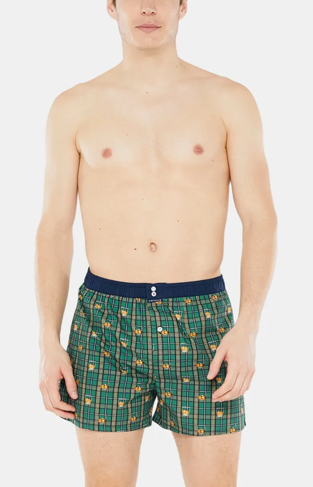 arthur-le-club-n-1007-cale-on-suspensoir-vert-coton-bio image 1
