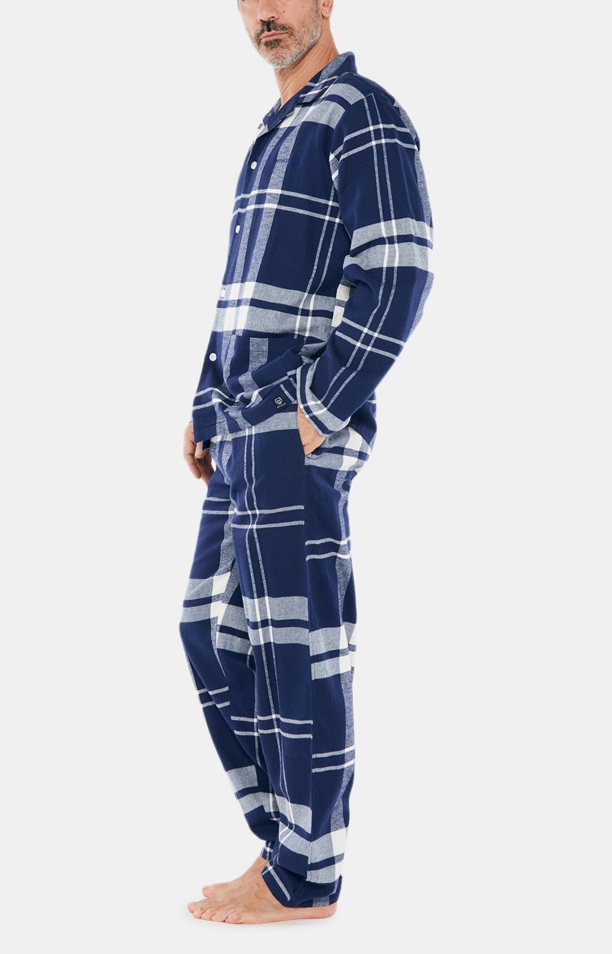 arthur-bob-big-carreaux-pyjama-homme-marine image 3