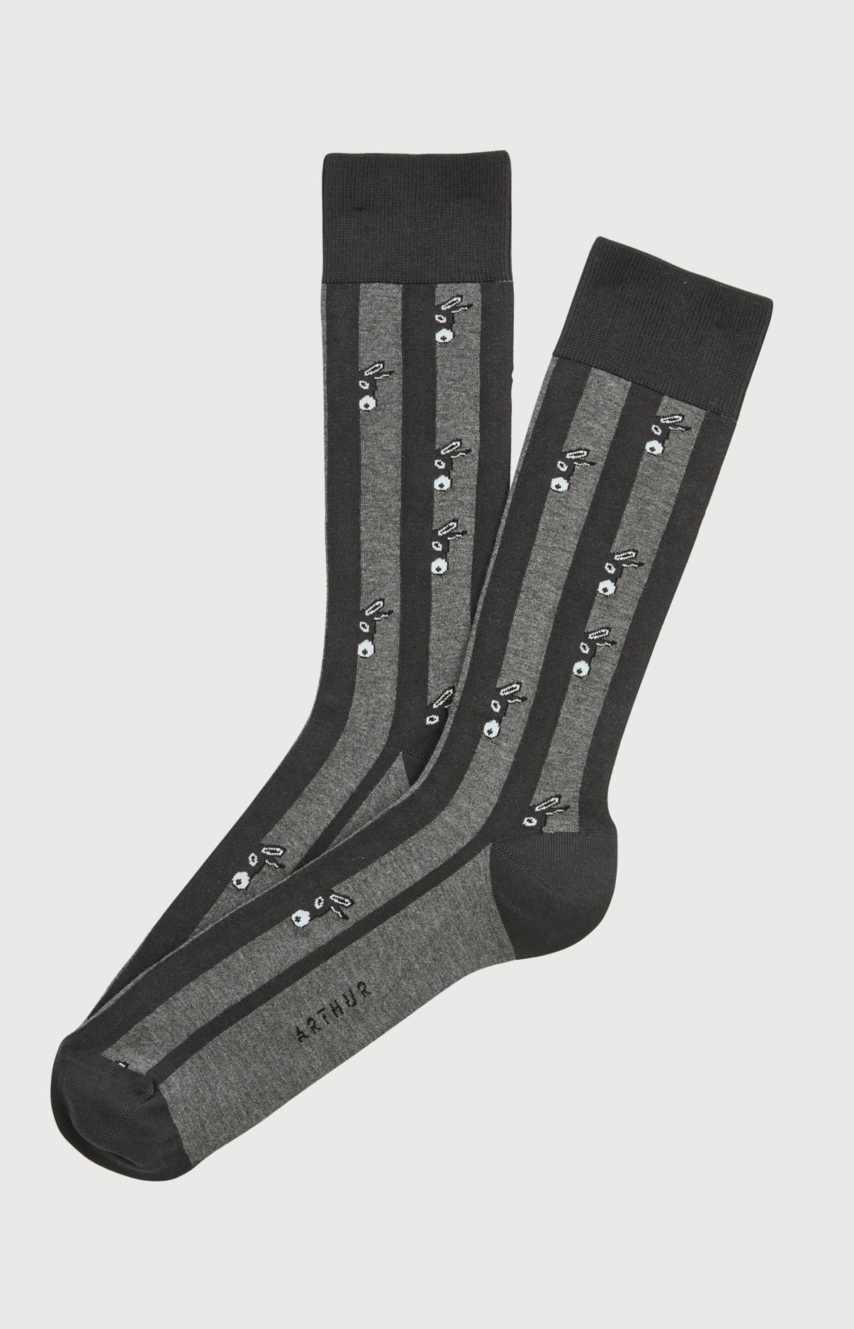 arthur-bob-ne-gris-chaussettes-homme-gris-40-46 image 1