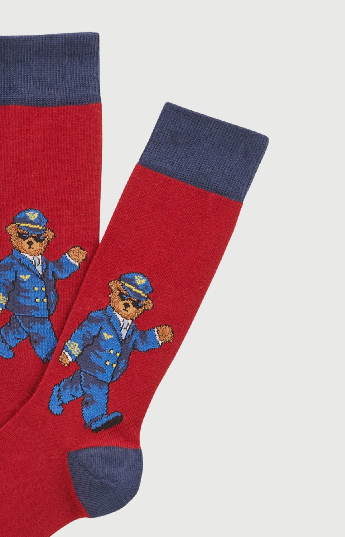 arthur-bob-chaussettes-pilote-de-lit-bordeaux-coton image 2