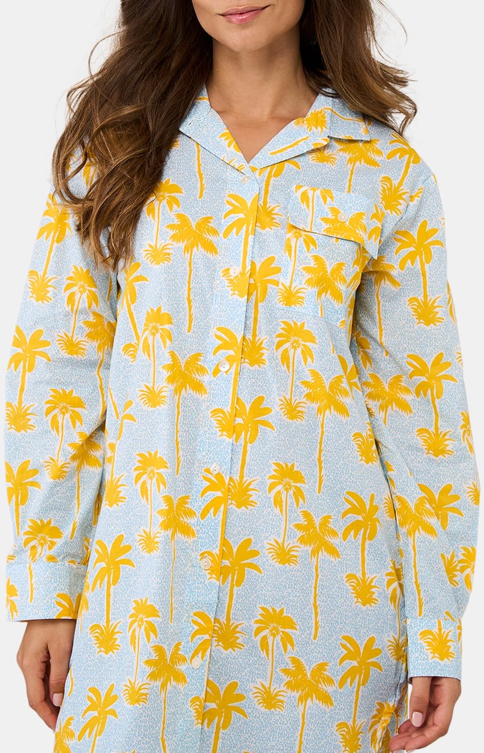 arthur-bob-robe-chemise-palmier-jaune-femme image 4