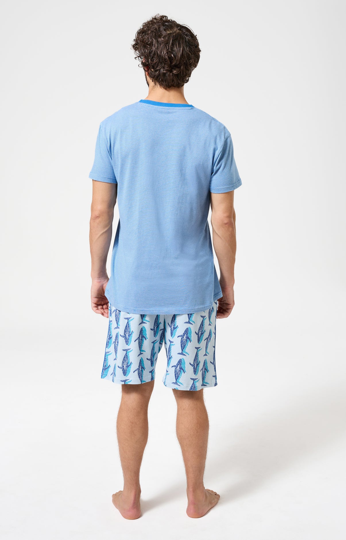 arthur-bob-pacifique-pyjashort-homme-bleu-coton-bio image 6