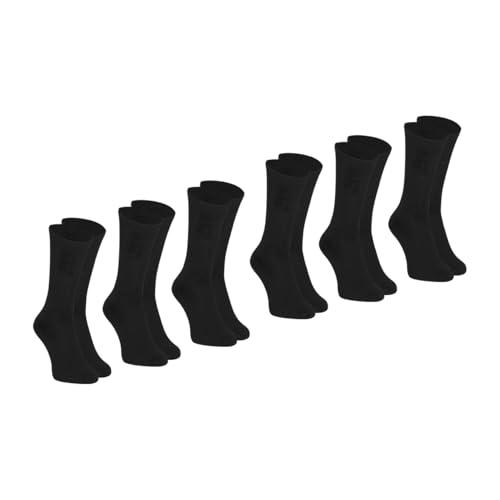 athena-my-petit-prix-lot-6-chaussettes-homme-noir-39-42-coton image 4