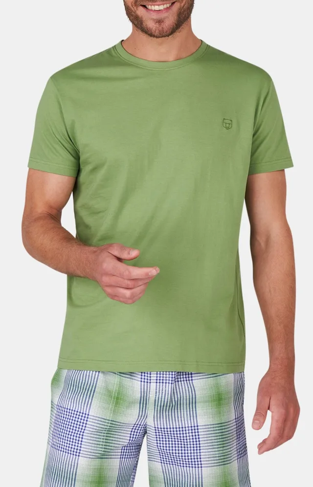 arthur-bob-tee-shirt-coton-green-manches-courtes-homme image 1