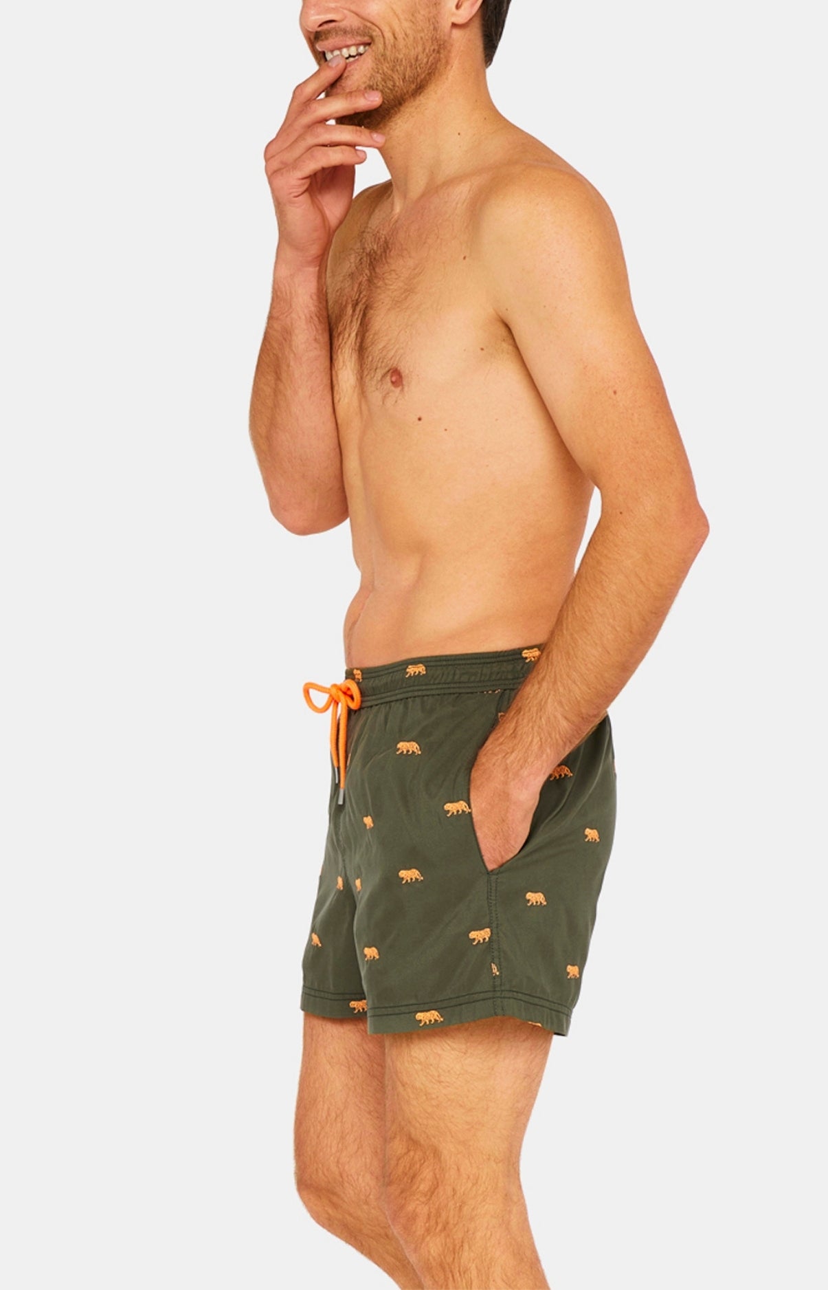 arthur-bob-petit-tigre-short-de-bain-kaki-recycl image 4