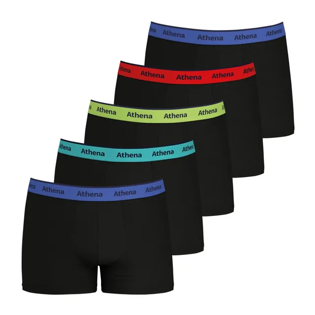 athena-easy-color-maxi-color-lot-5-boxers-homme-coton image 1