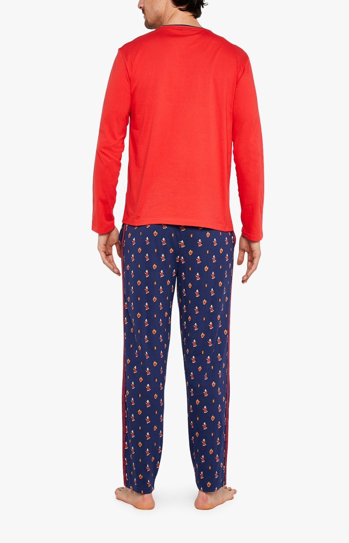arthur-bob-on-fire-pyjama-homme-marine-taille-l image 5