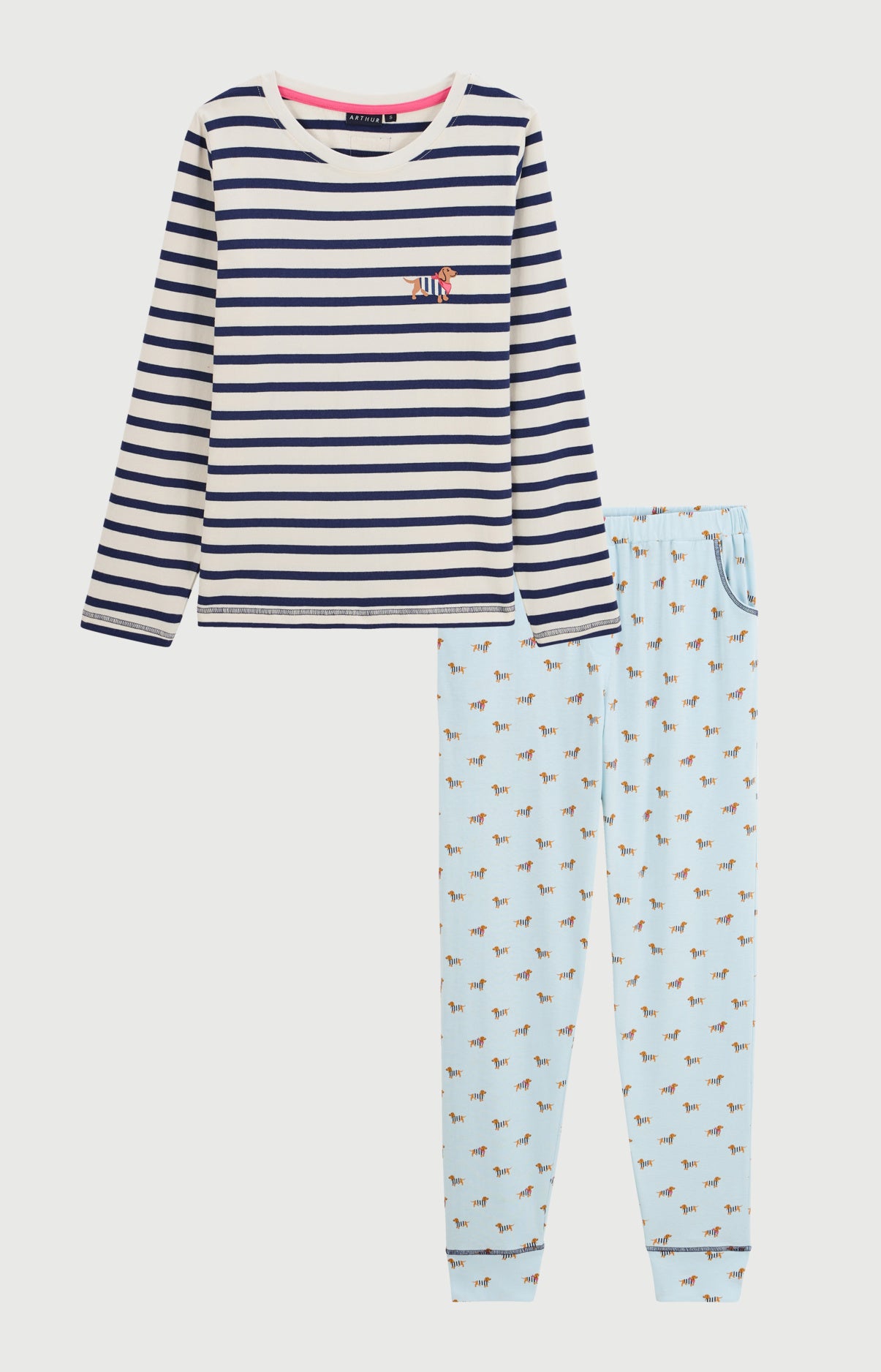 arthur-bob-pyjama-tobby-ciel-coton-bio-femme image 3