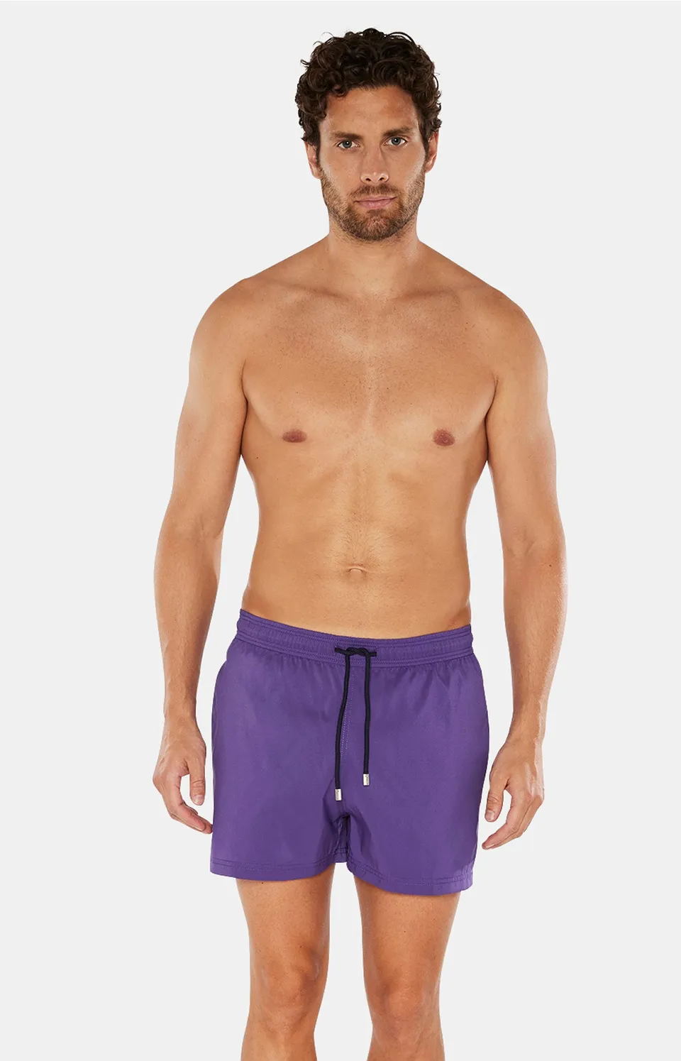 arthur-bob-une-bouteille-la-mer-short-de-bain-violet-recycl image 1