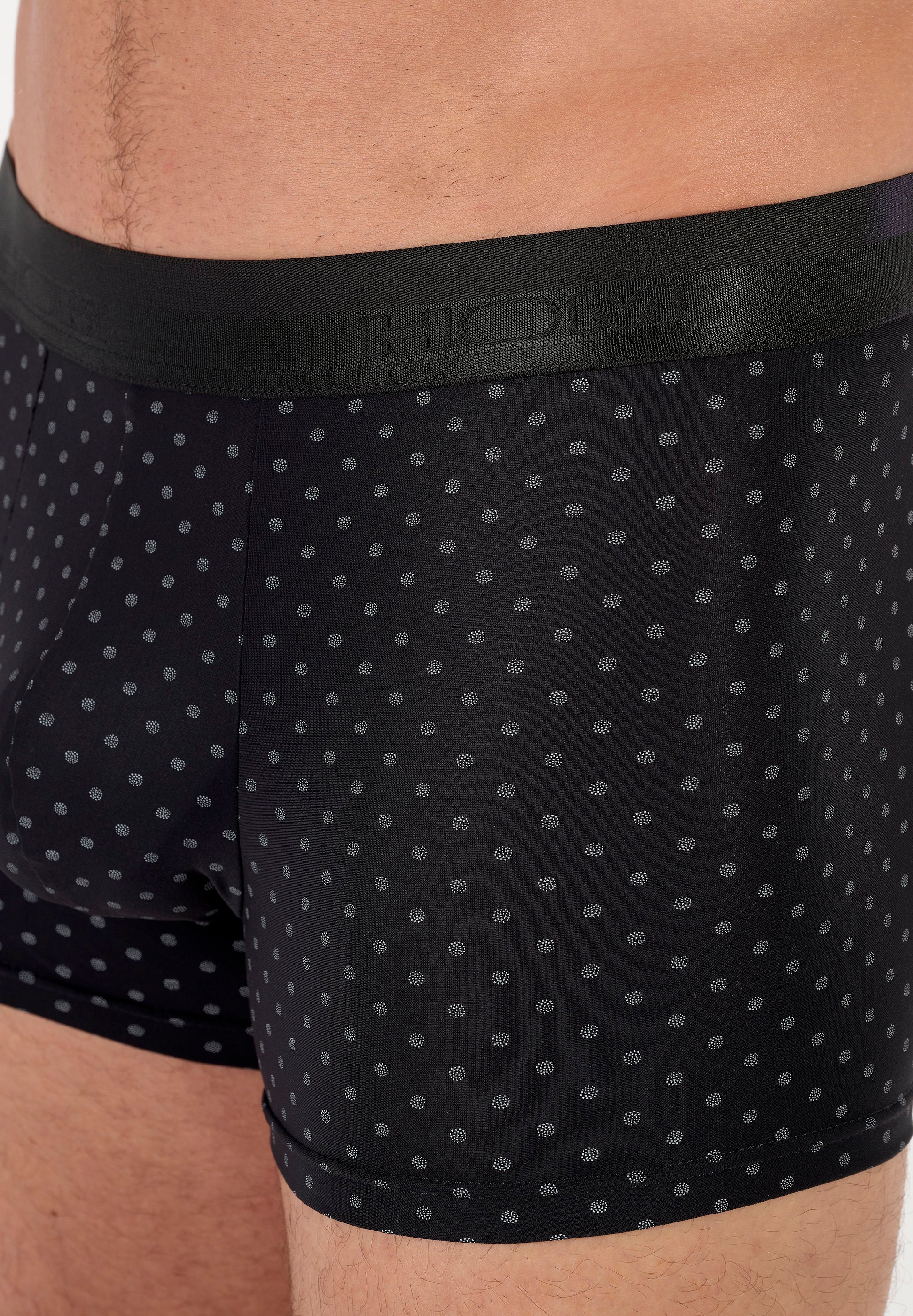 hom-max-boxer-brief-homme-black-print-microfibre-l-gant image 5