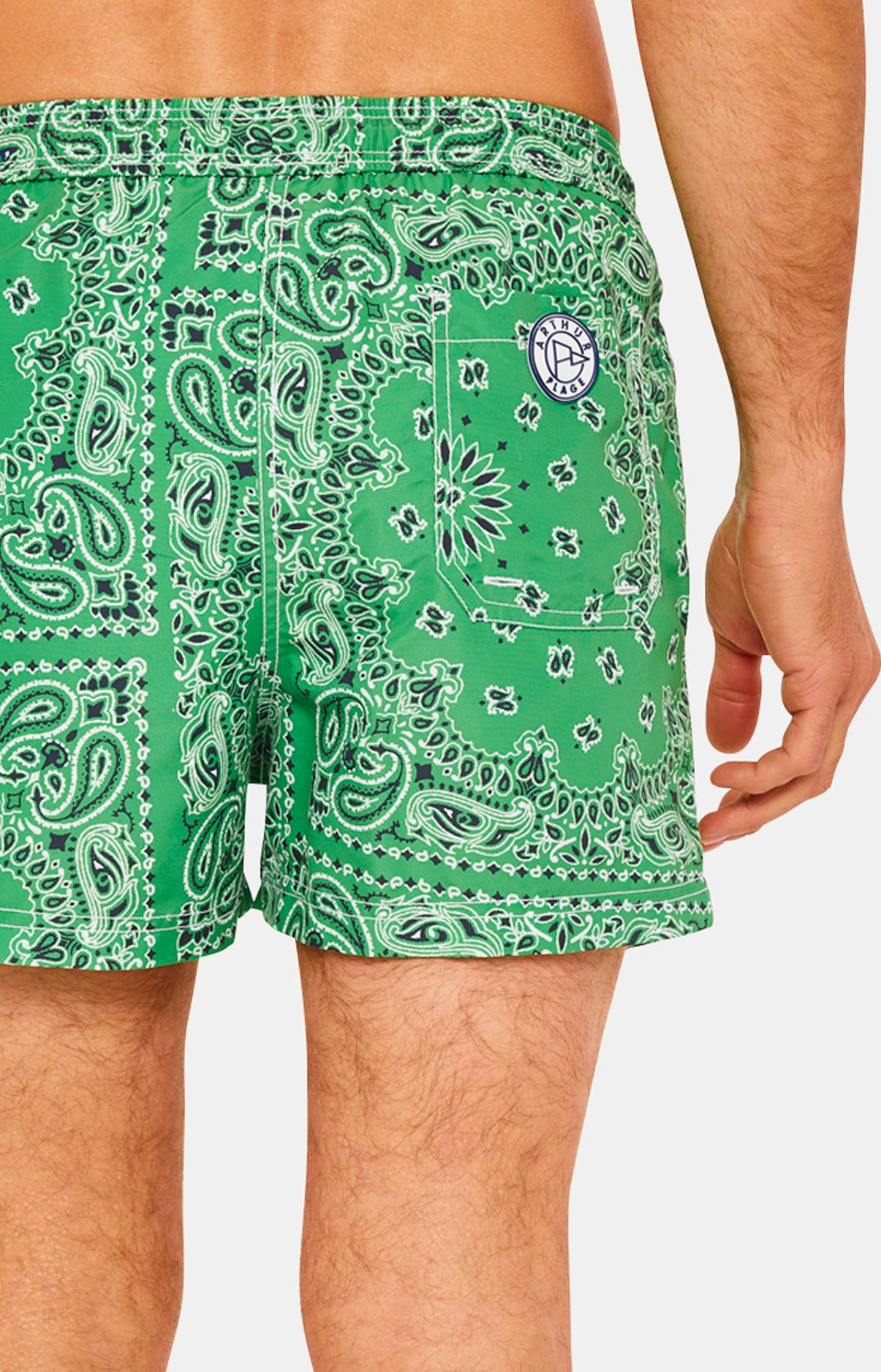 arthur-bandana-short-de-bain-vert-polyester-recycl image 7