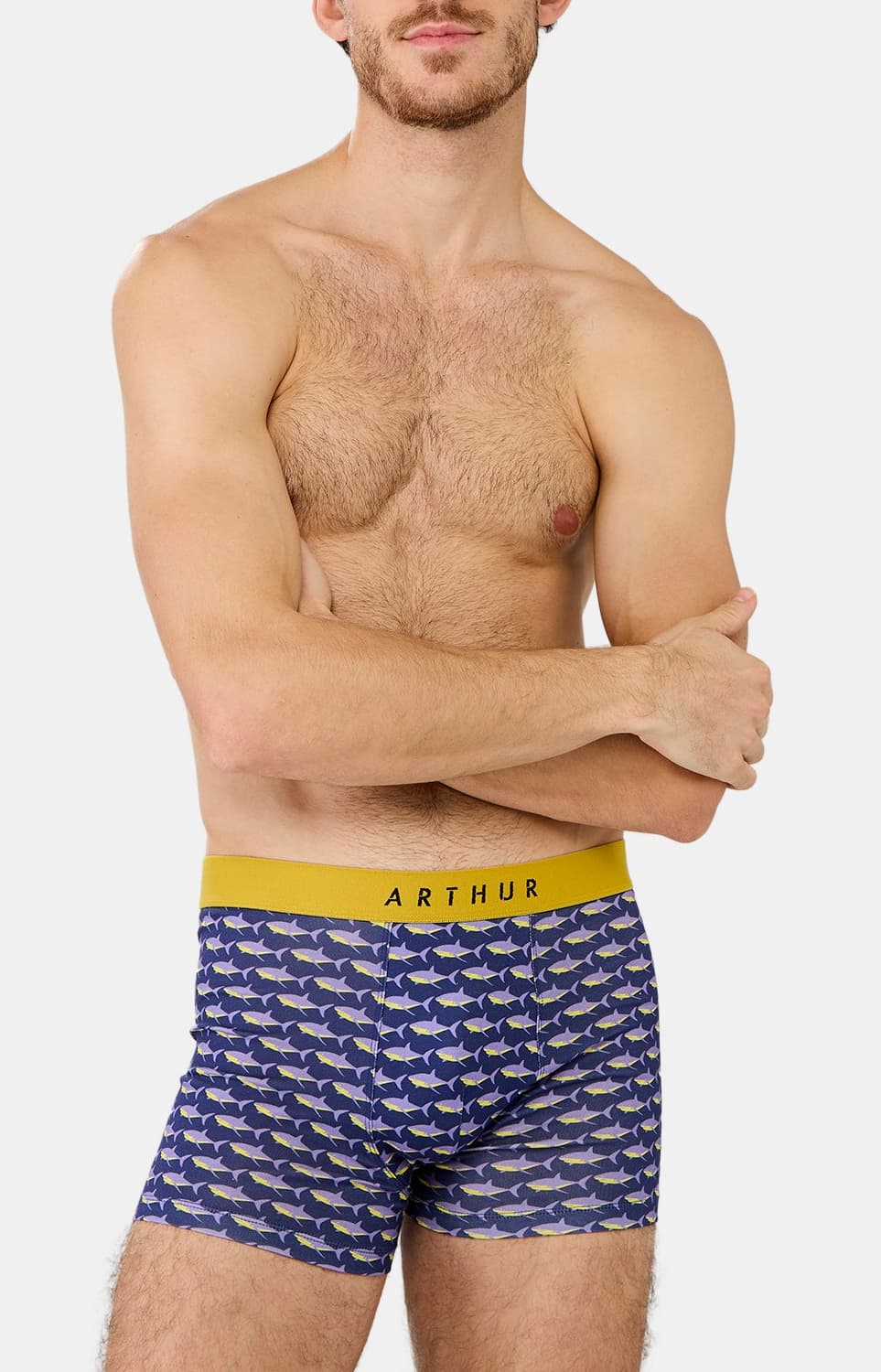 arthur-bob-requin-des-mers-boxer-homme-marine-microfibre image 4