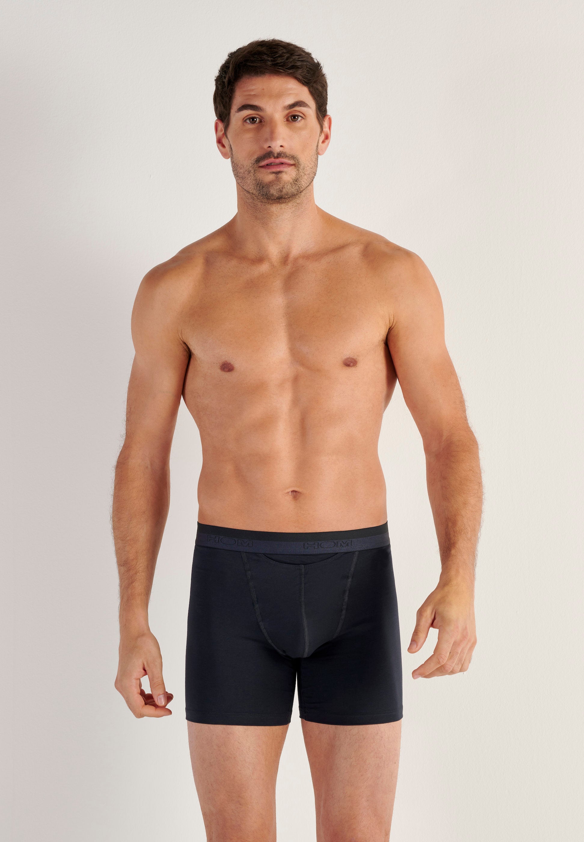 hom-ho1-long-boxer-brief-modal-navy-ouverture-horizontale image 2