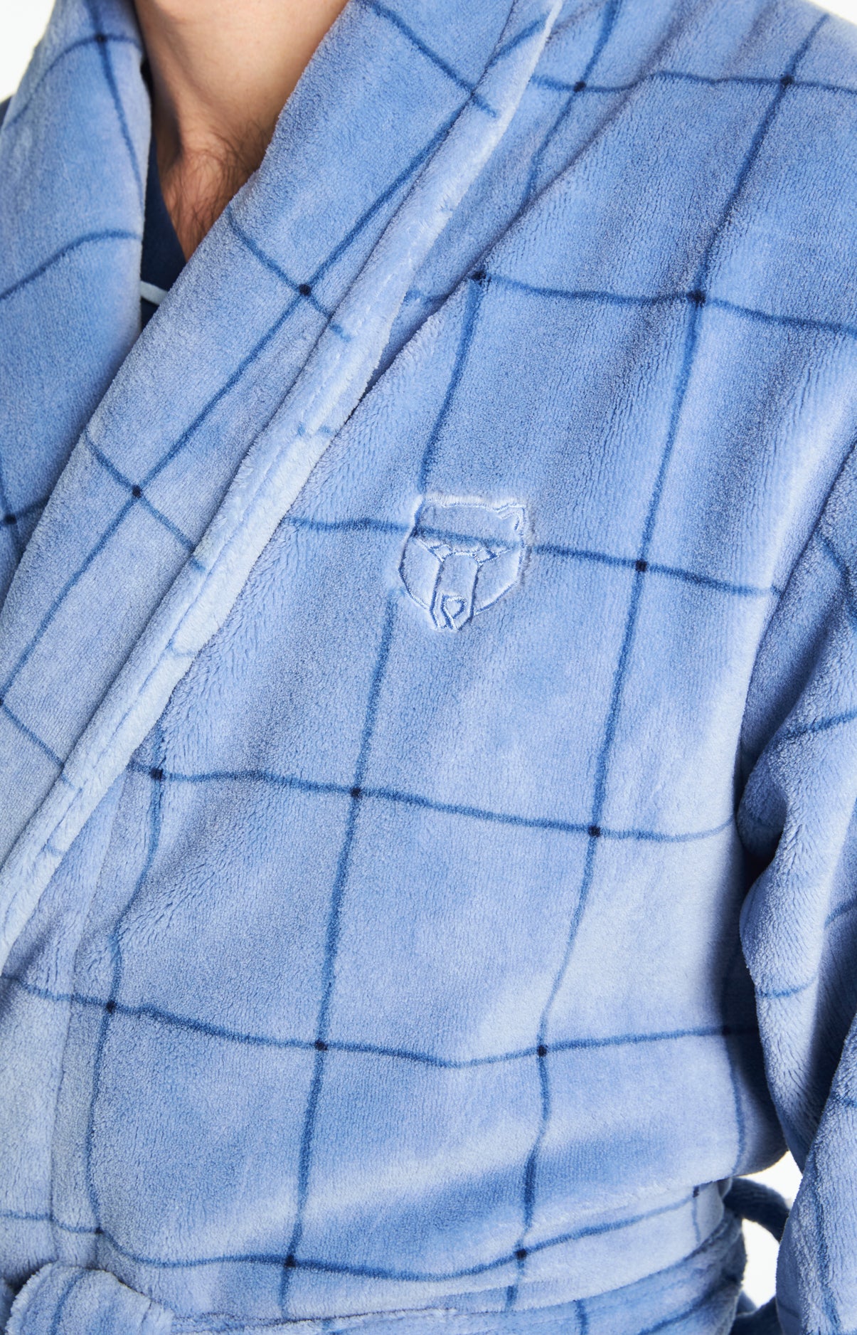arthur-bob-azur-robe-de-chambre-carreaux-homme image 4