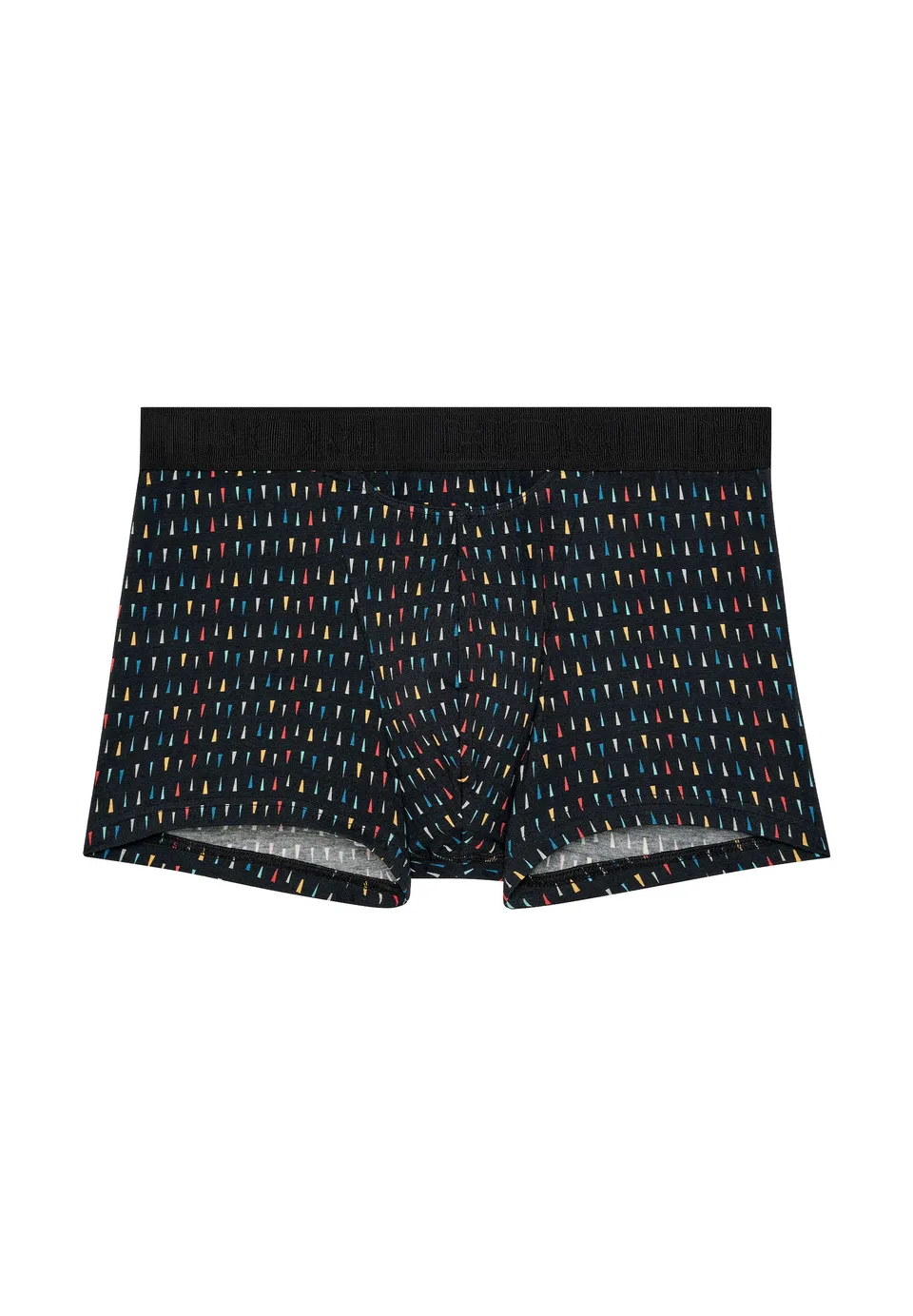 hom-ho1-rolling-boxer-homme-noir-imprim-coton-modal image 1