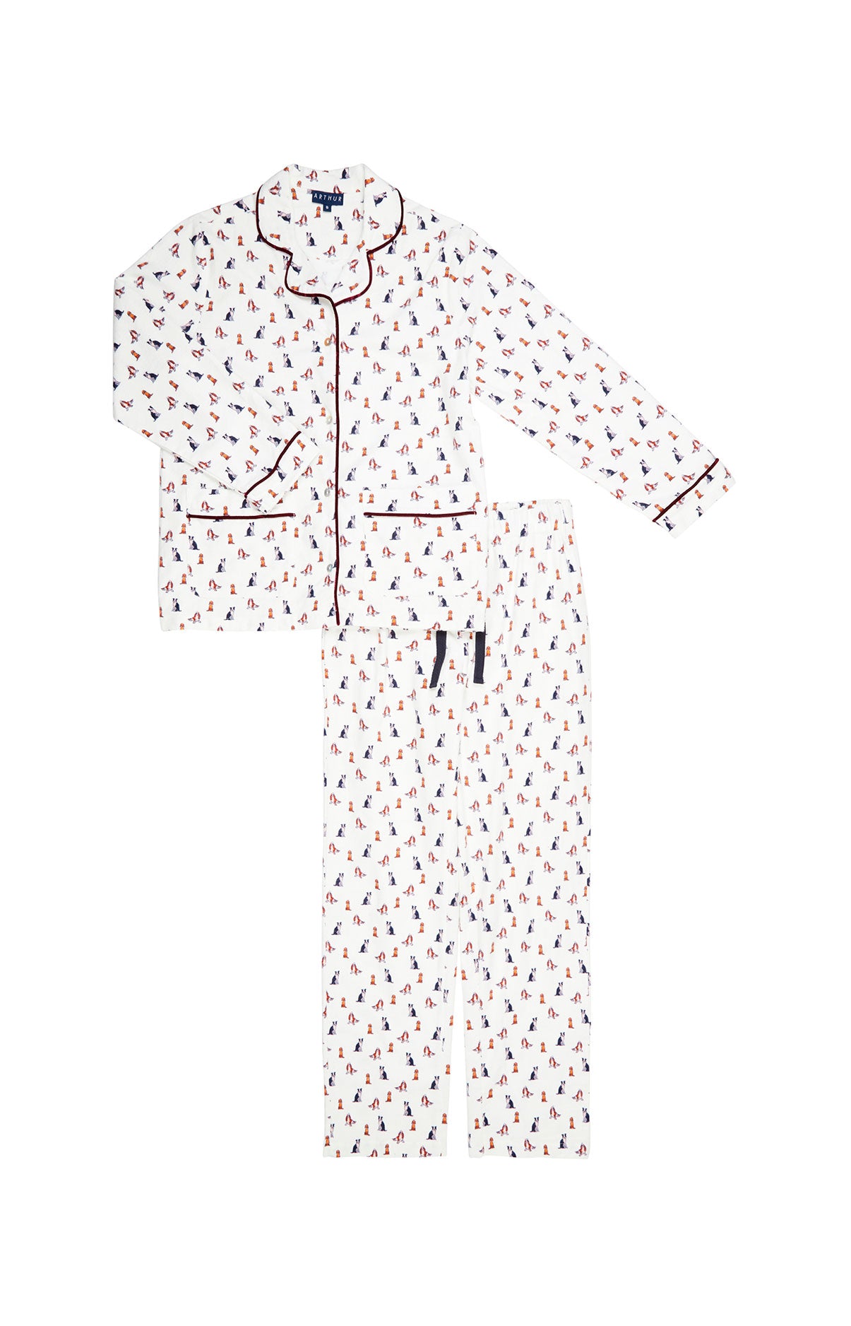 arthur-bob-toutou-pyjama-boutonn-femme-ivoire-pilou image 3