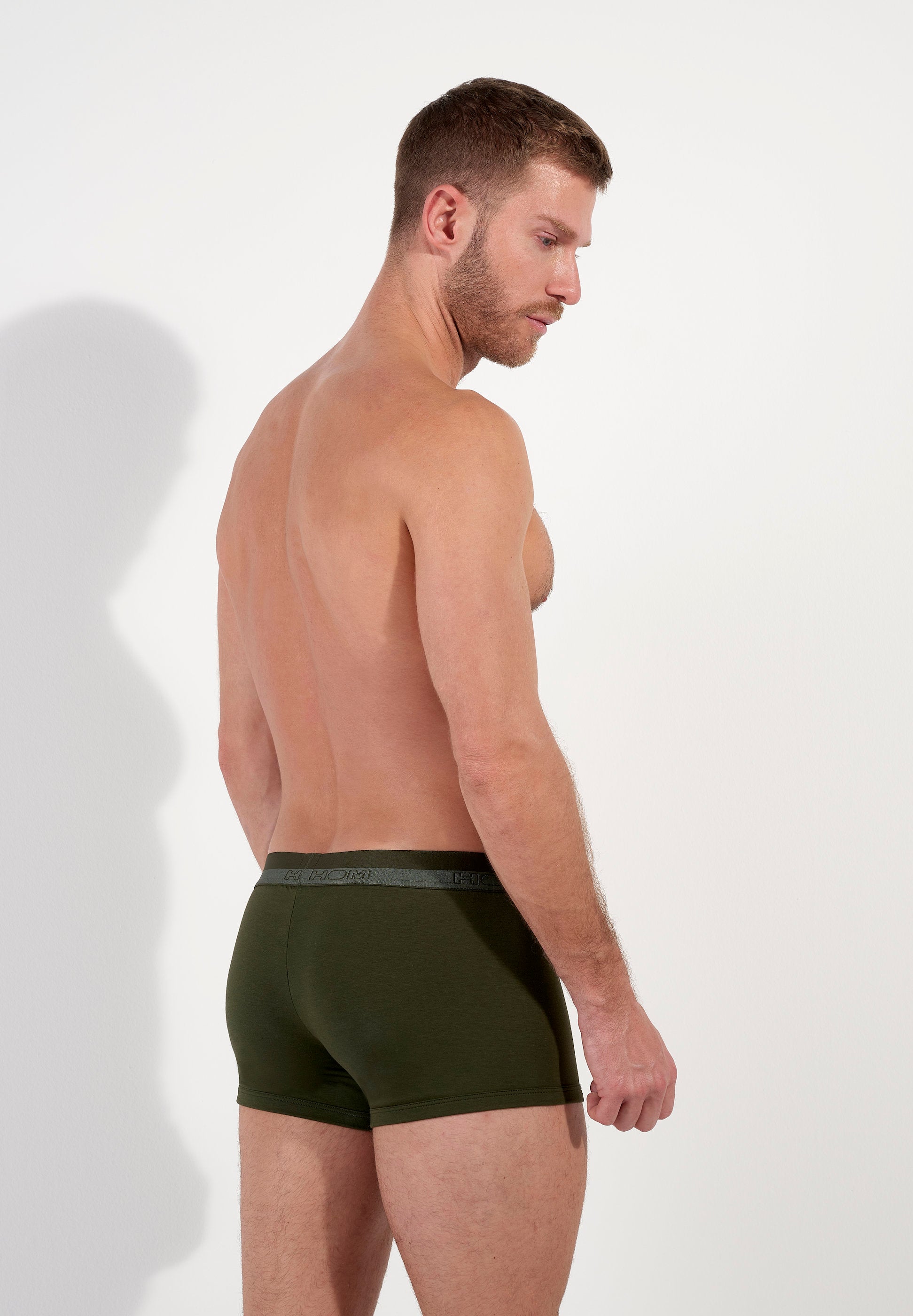hom-ho1-359520-4000dk-boxer-homme-kaki-modal-ouverture image 3