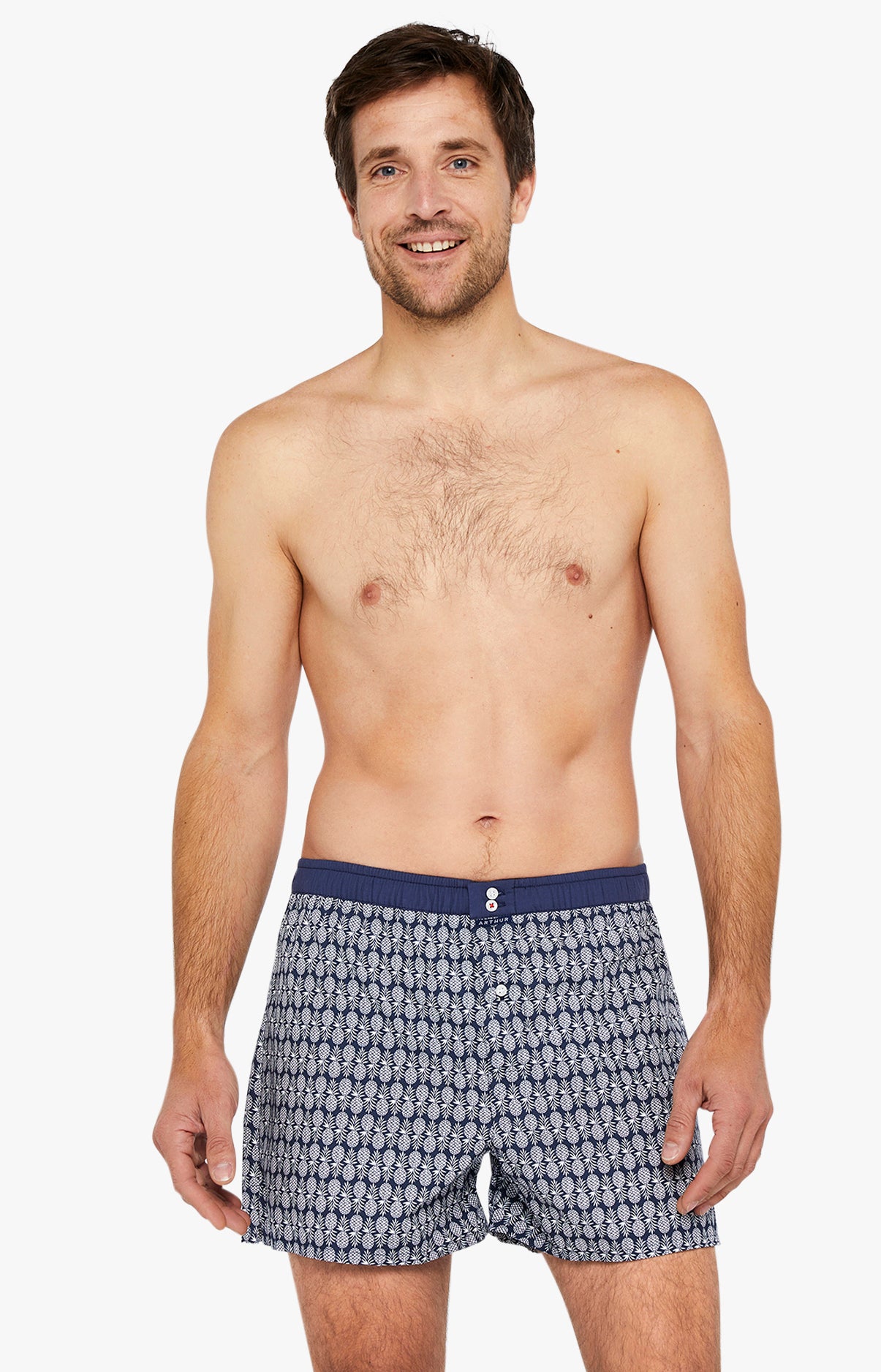 arthur-le-club-n-788-calecon-homme-marine-coton image 2