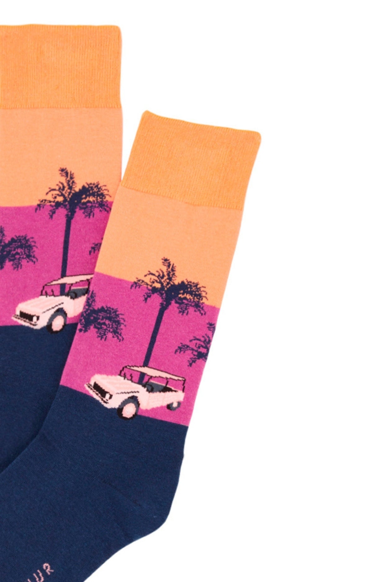arthur-bob-m-hari-chaussettes-violet-coton-bio-homme image 2