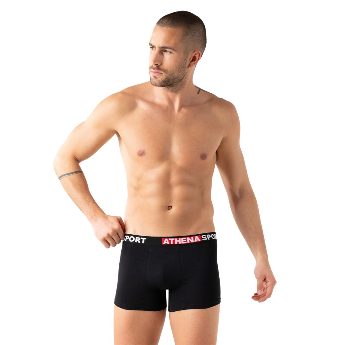 athena-daily-sport-lot-3-boxers-homme-coton image 8
