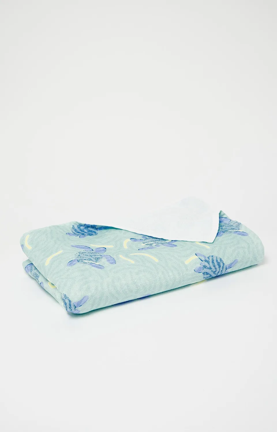 arthur-bob-tortue-serviette-de-plage-verte-100x180-cm image 1