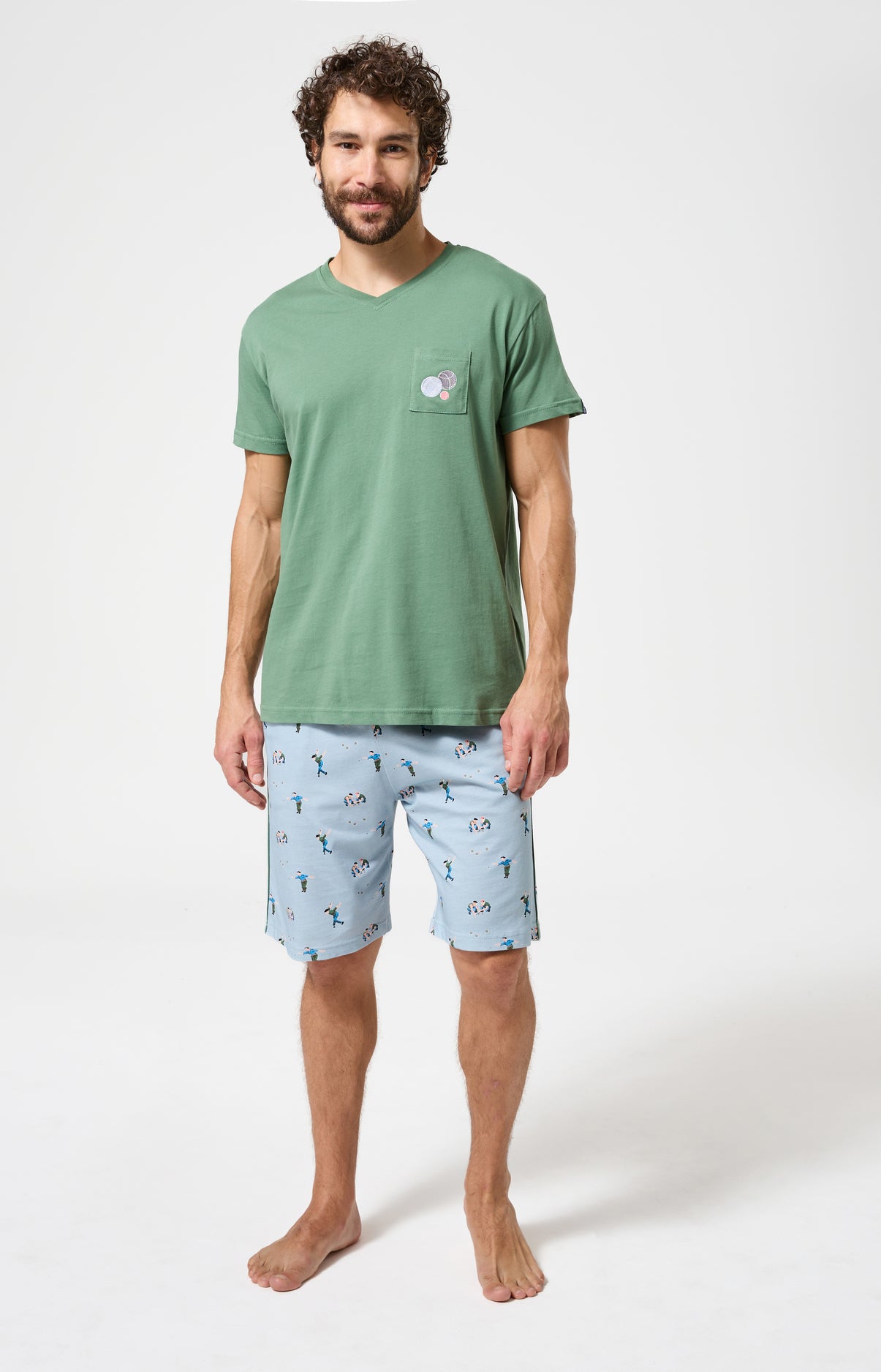 arthur-bob-p-tanque-pyjashort-homme-jersey-coton-ciel image 2