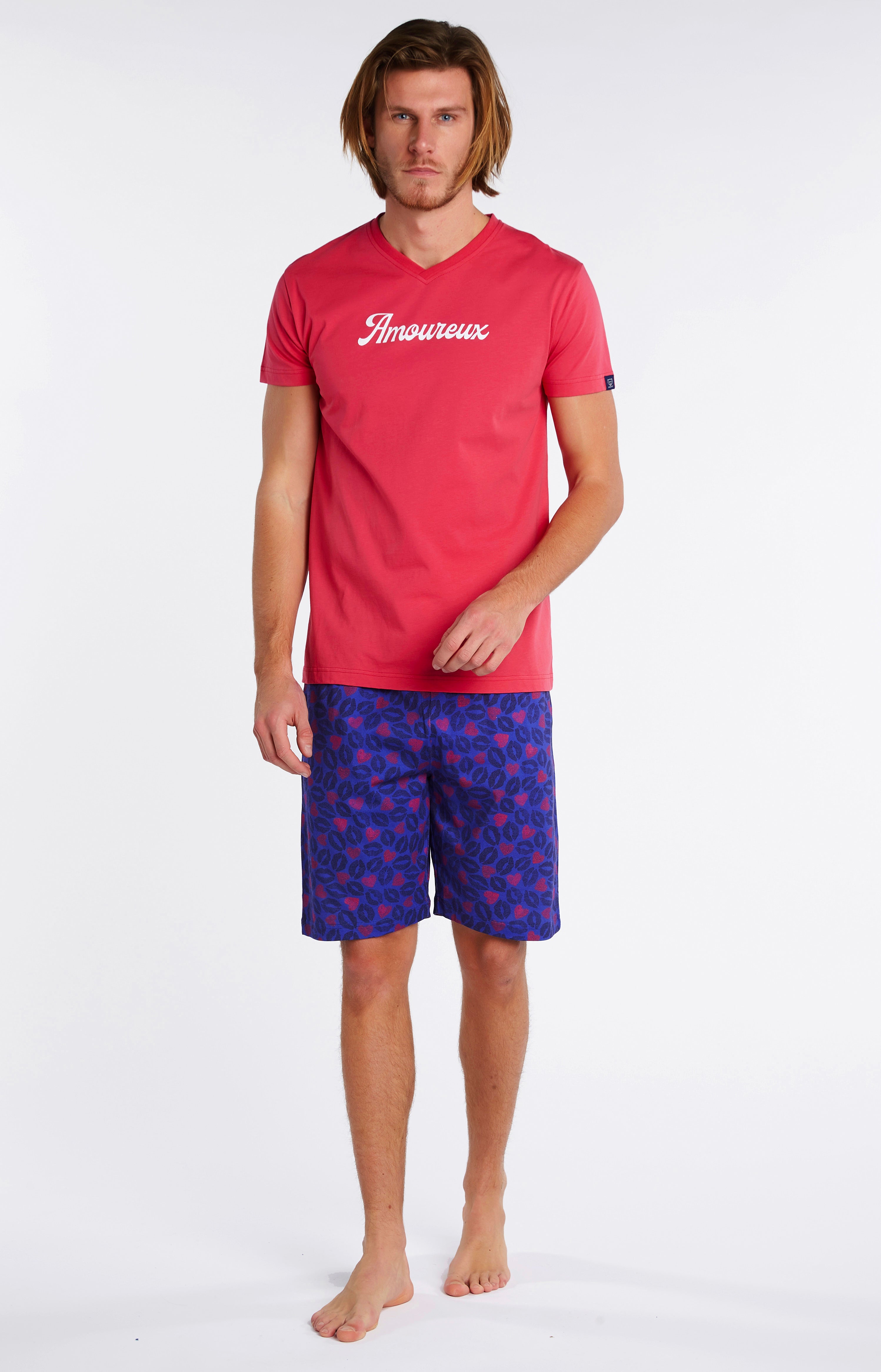 arthur-bob-amoureux-pyjashort-homme-coton-bio-marine image 5