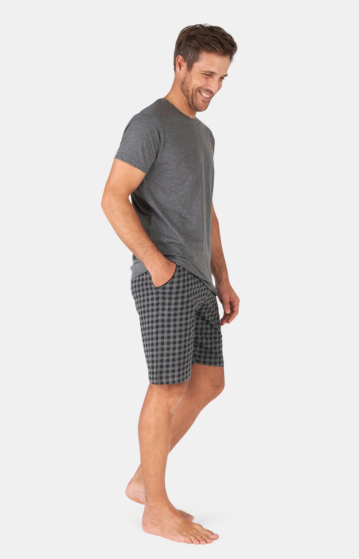 arthur-bob-karl-pyjashort-homme-coton-bio-gris image 2