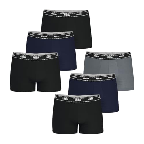 athena-easy-essentiel-lot-6-boxers-homme-m-coton-stretch image 4