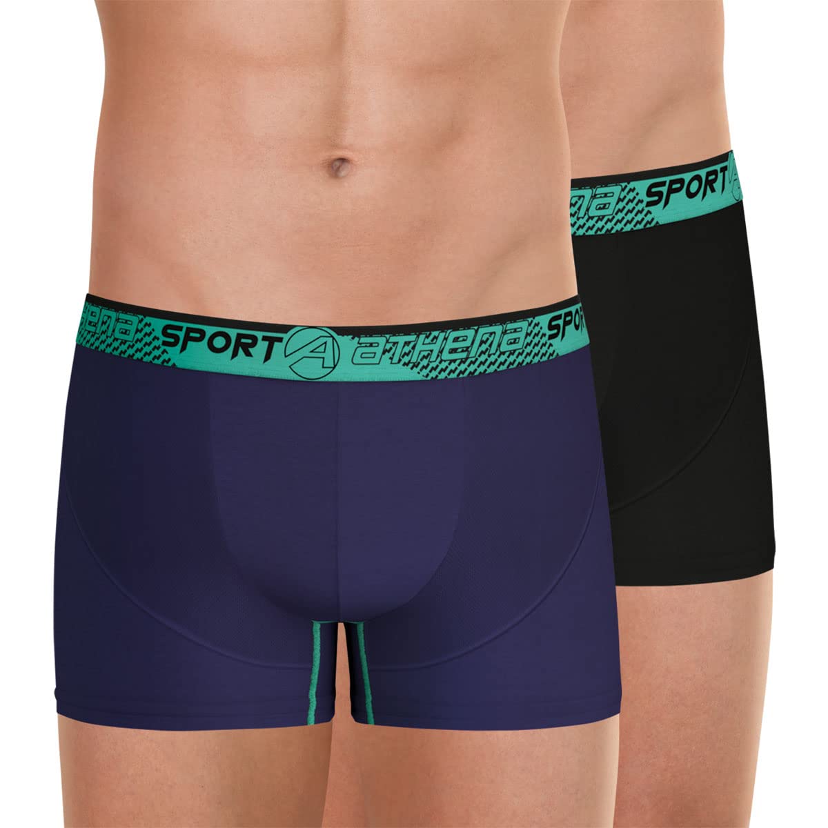 athena-running-lot-2-boxers-homme-m-marine-s-chage-rapide image 3