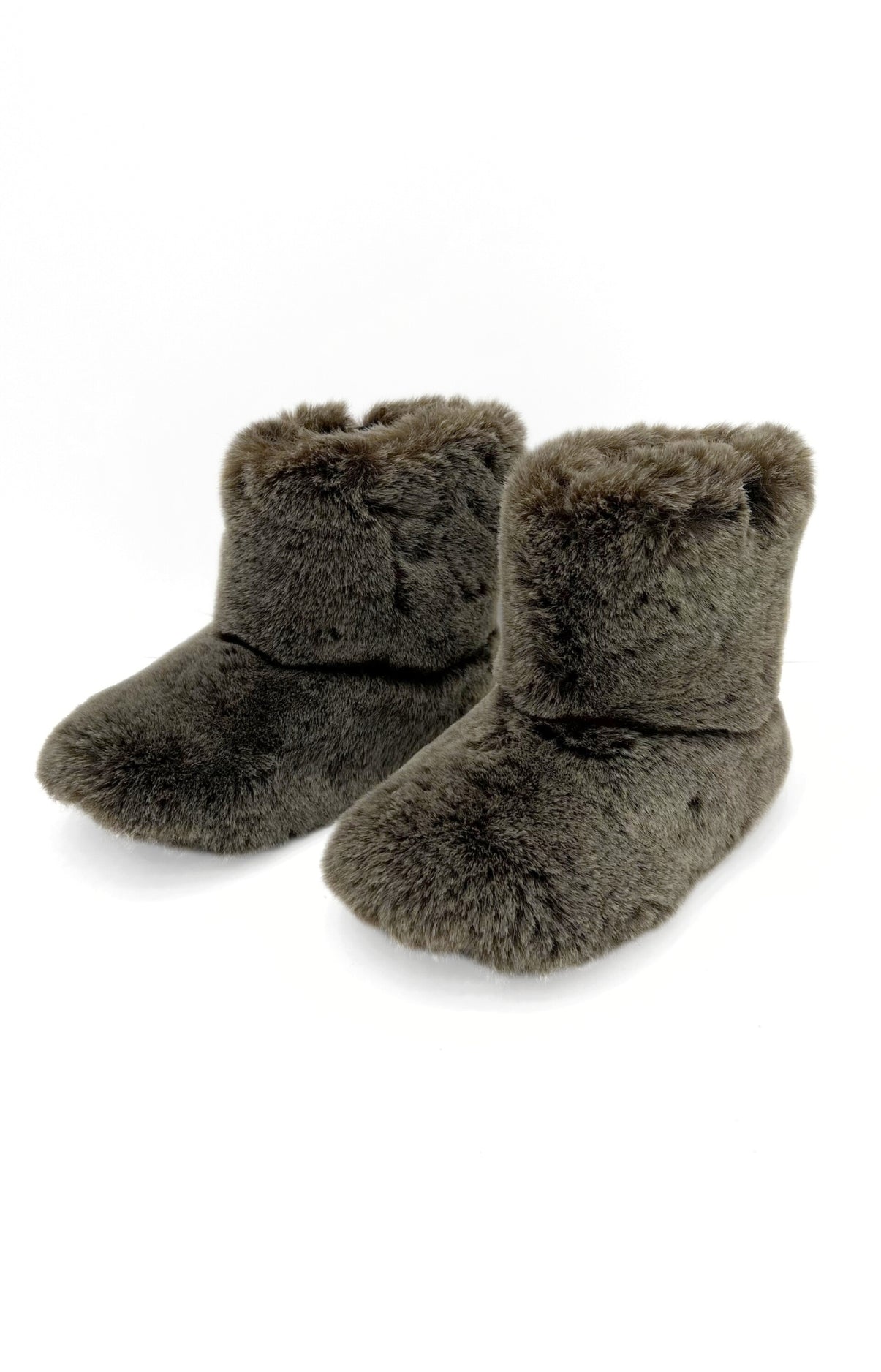arthur-bob-bottines-taupe-chaussons-femme-39-fourr-s image 1