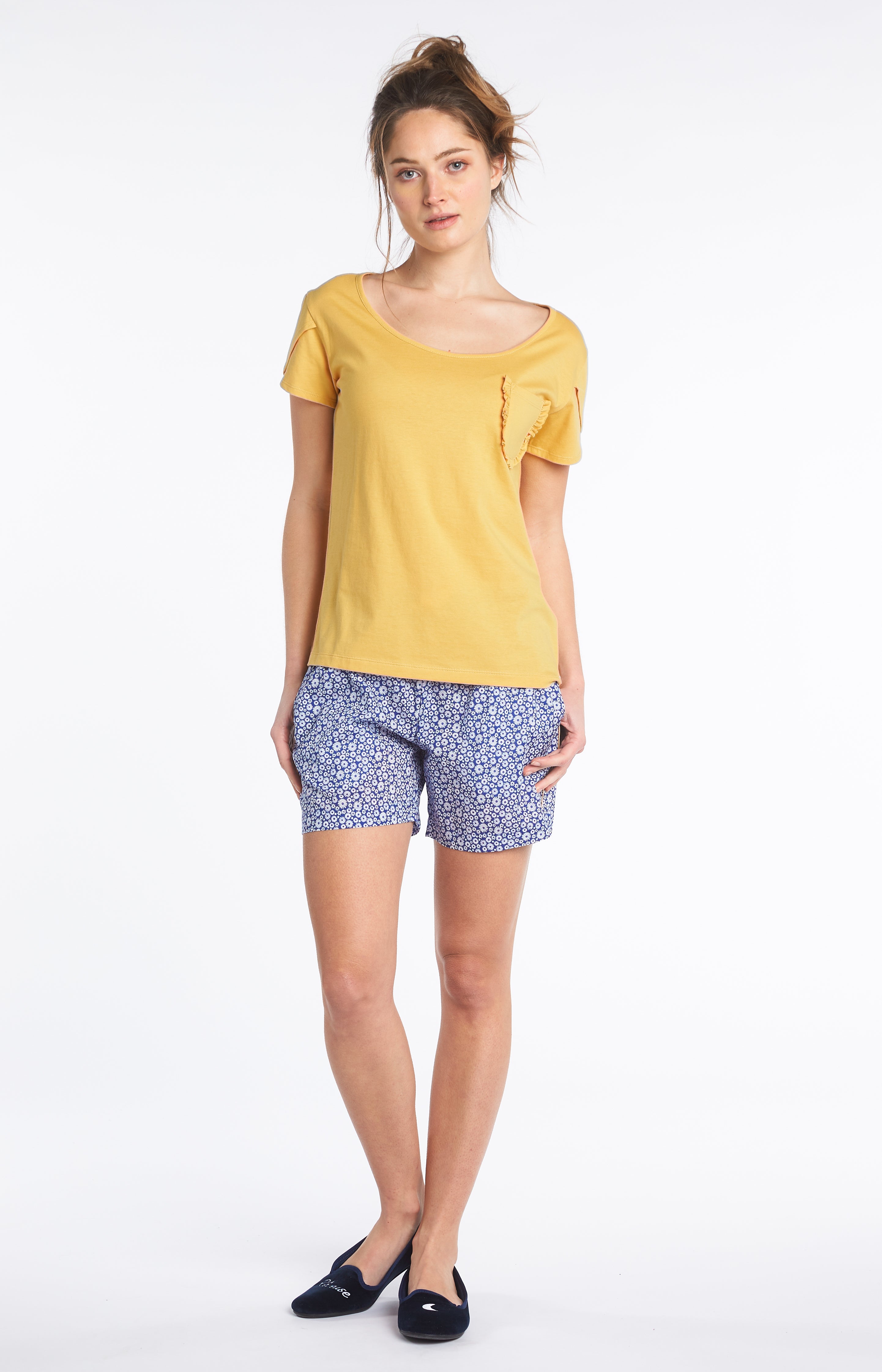 arthur-marguerite-short-femme-roi-m-voile-coton-floral image 4