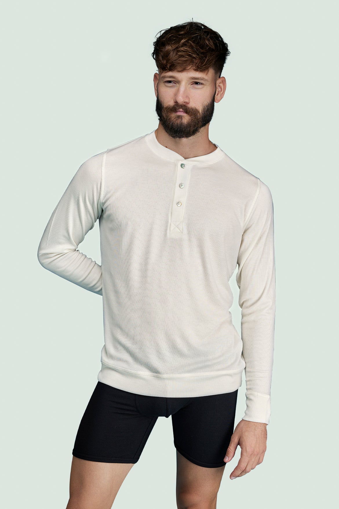 p-trone-henley-2e-g-n-ration-t-shirt-manches-longues-m-rinos image 3