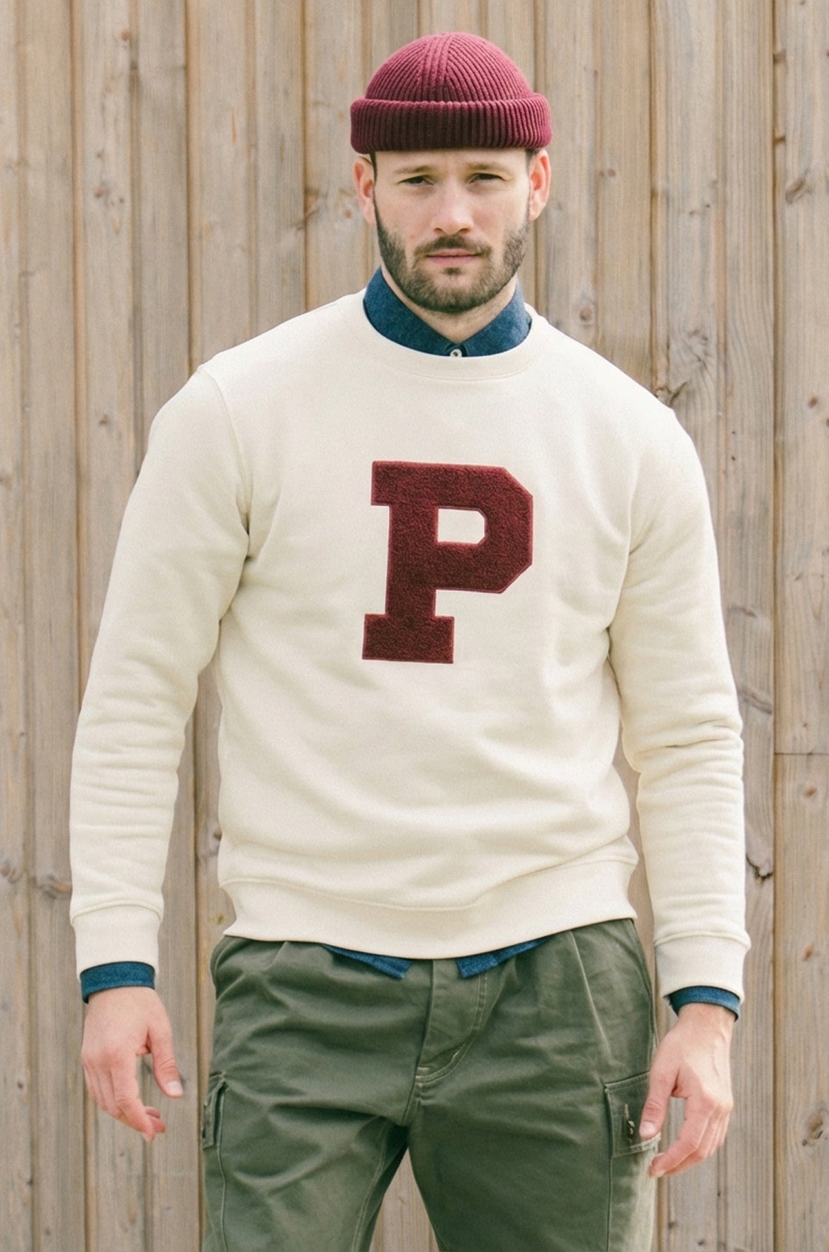 p-trone-sweat-college-pull-r-confortant-bleu-marine-m image 3