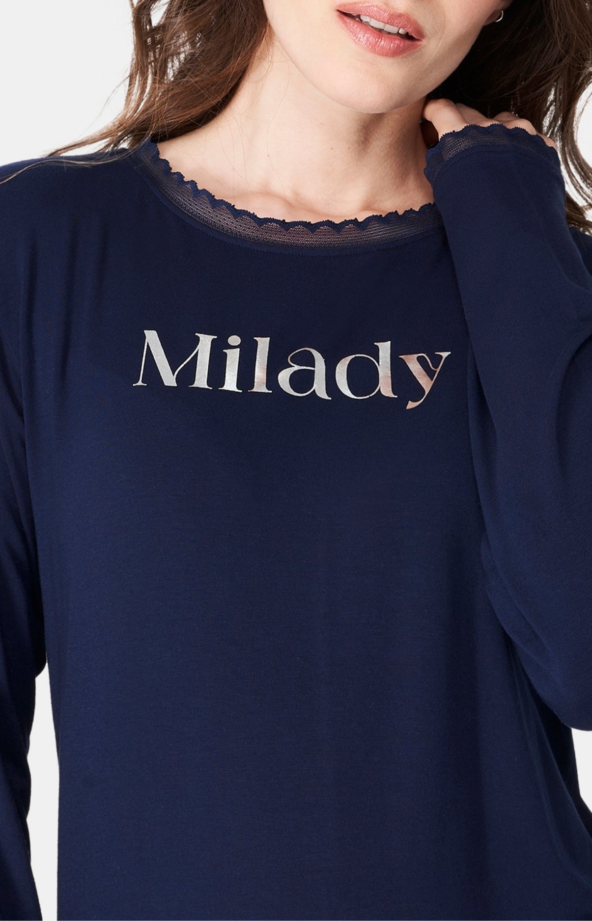 arthur-bob-milady-pyjama-femme-marine-modal image 2