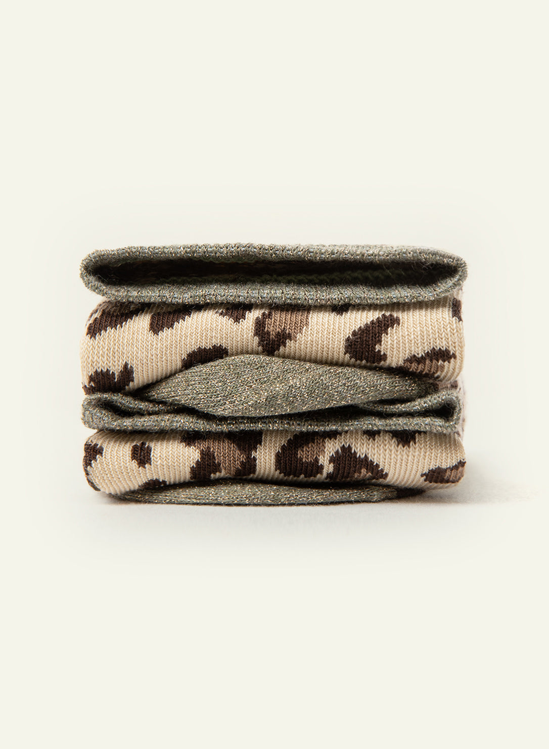 archiduchesse-paillet-e-l-opard-scintillante-kaki-chaussettes-36-41 image 1
