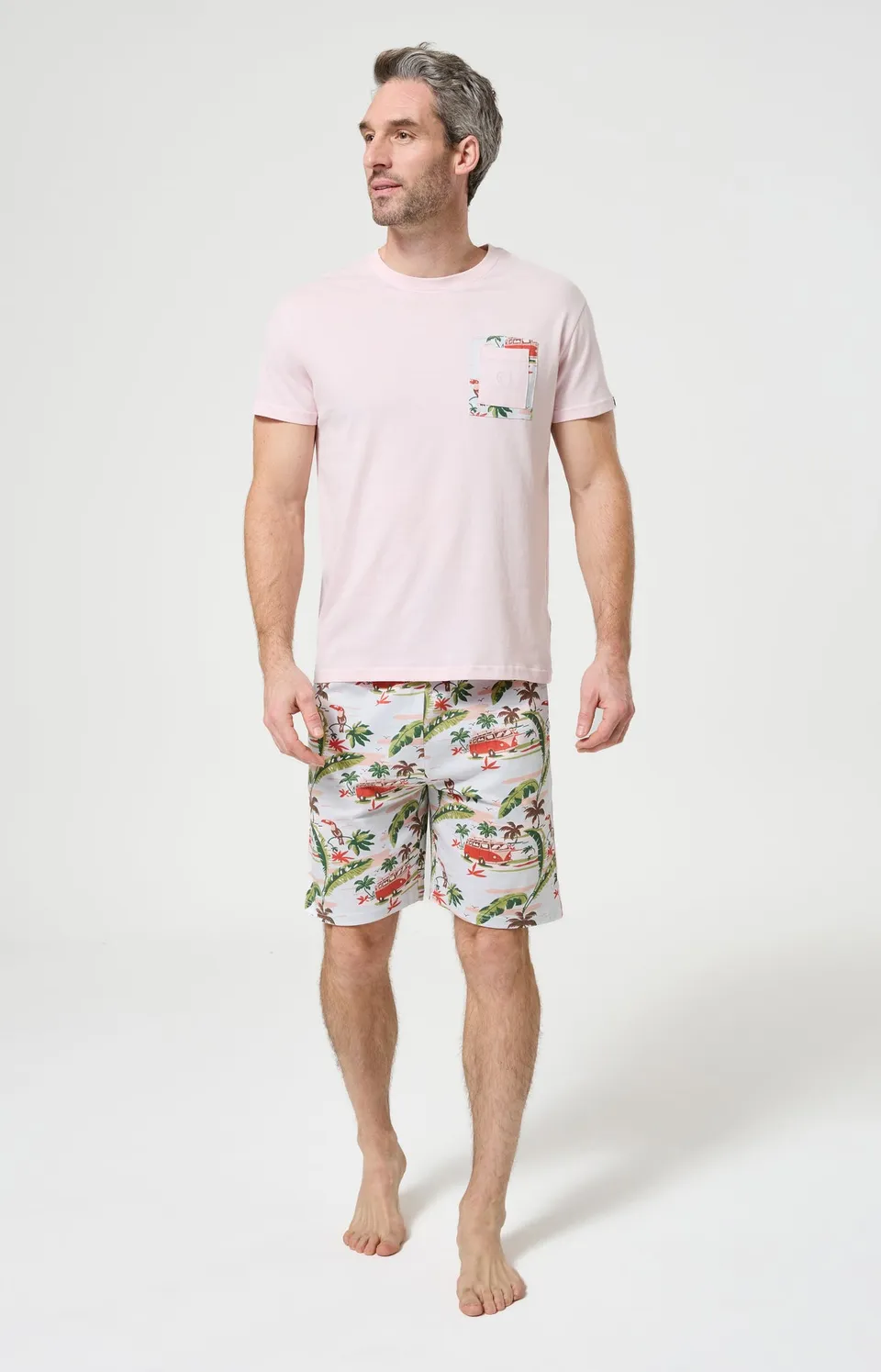 arthur-bob-pyjashort-van-life-homme-coton-bio-multicolore image 1