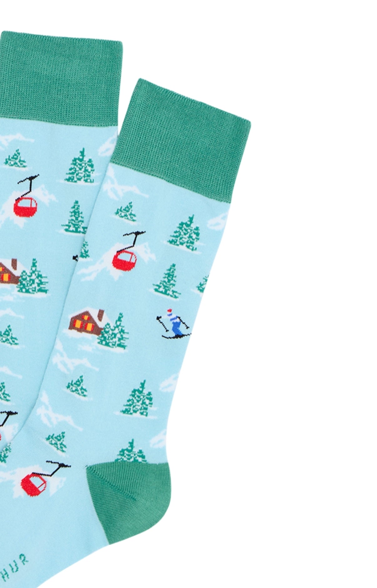 arthur-bob-no-l-en-altitude-chaussettes-lagon image 2