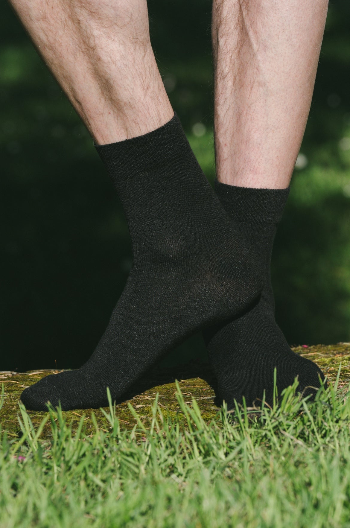 p-trone-lin-coton-chaussettes-lisses-beige-chin image 4
