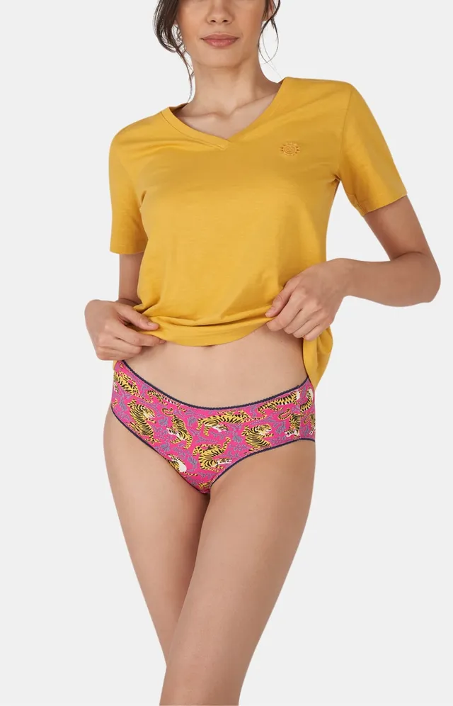 arthur-bob-culotte-coton-bio-tigre-rose-fushia image 1