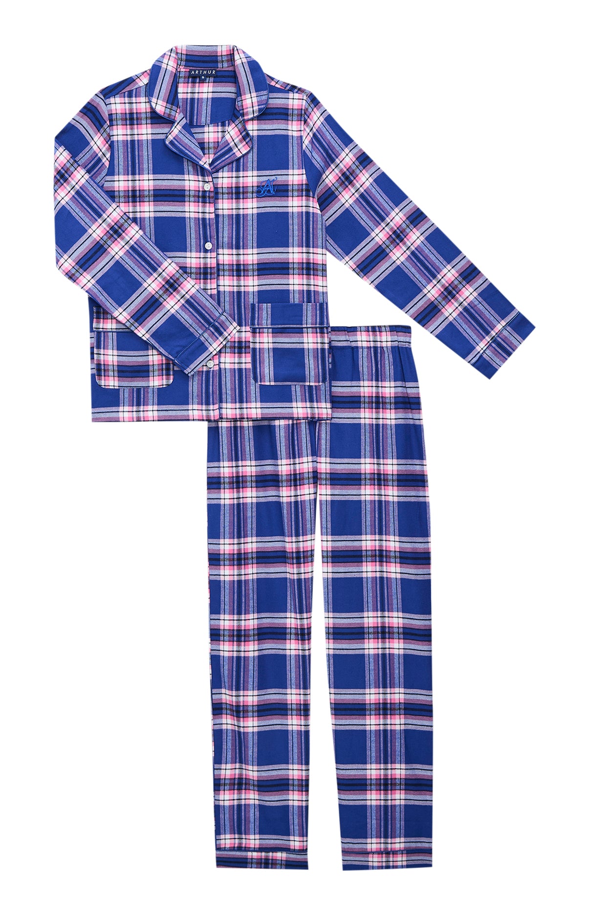 arthur-bob-romy-pyjama-femme-flanelle-roi-manches-longues image 3
