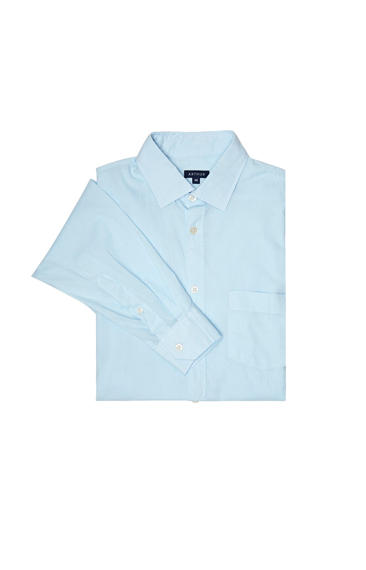 arthur-bob-azur-chemise-homme-azur-voile-de-coton-t image 3
