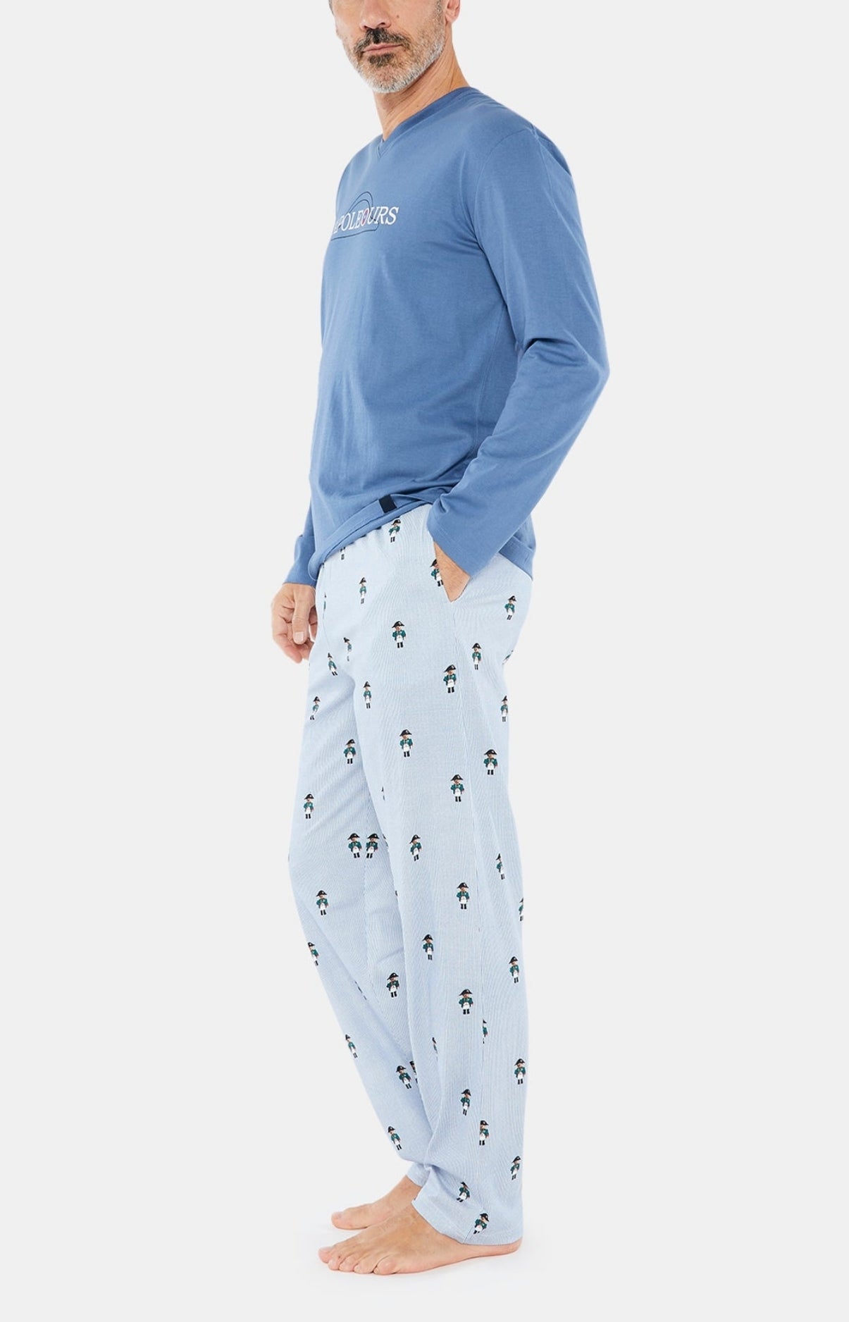 arthur-bob-napoleours-pyjama-homme-denim-coton-bio-hiver image 4
