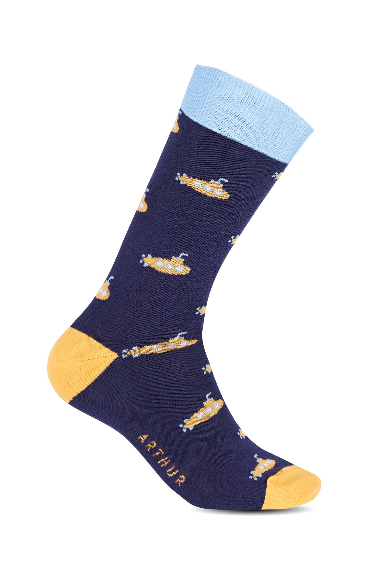 arthur-bob-submarine-chaussettes-coton-marine image 1